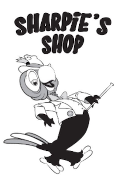 sharpie's shop logo